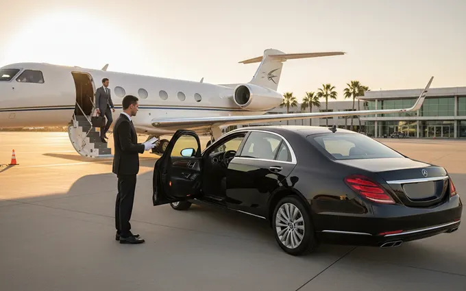 Private chauffeur vehicle for Barcelona airport taxi alternative