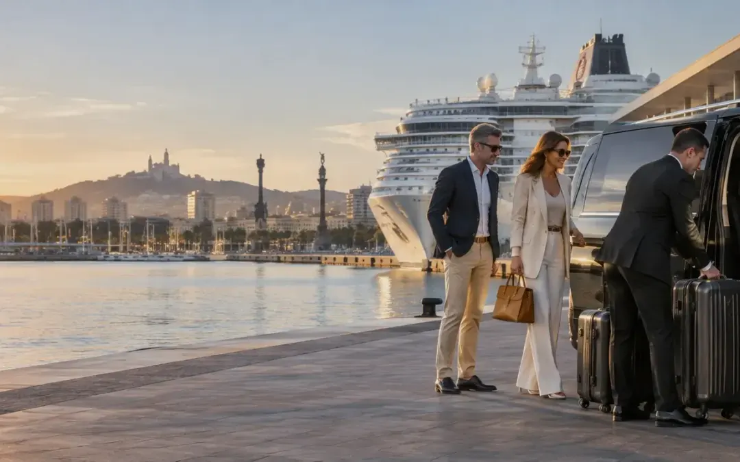 Private chauffeur transfer from Barcelona Airport to cruise port