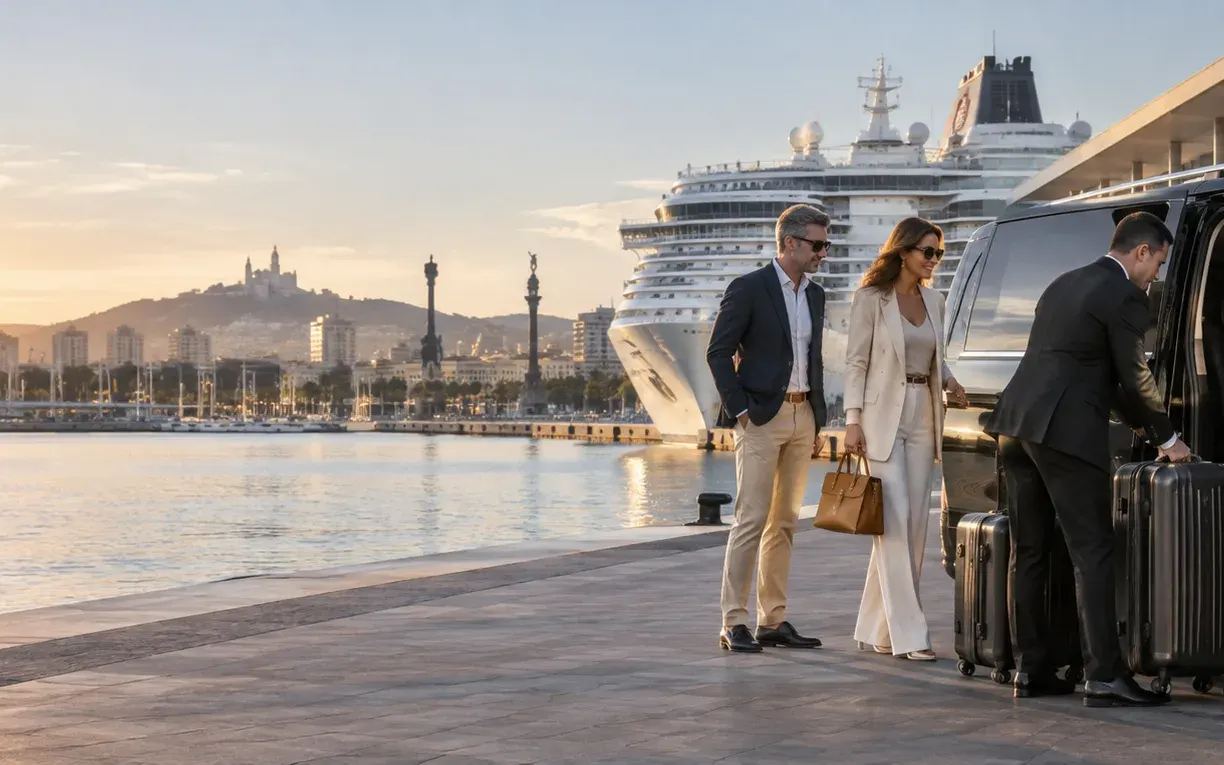 Cruise port transfers in Barcelona
